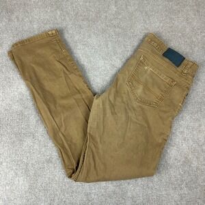C&A Skinny Fit Jeans Mens 34x32 Khaki Denim Casual Mid Rise Streetwear Outdoor